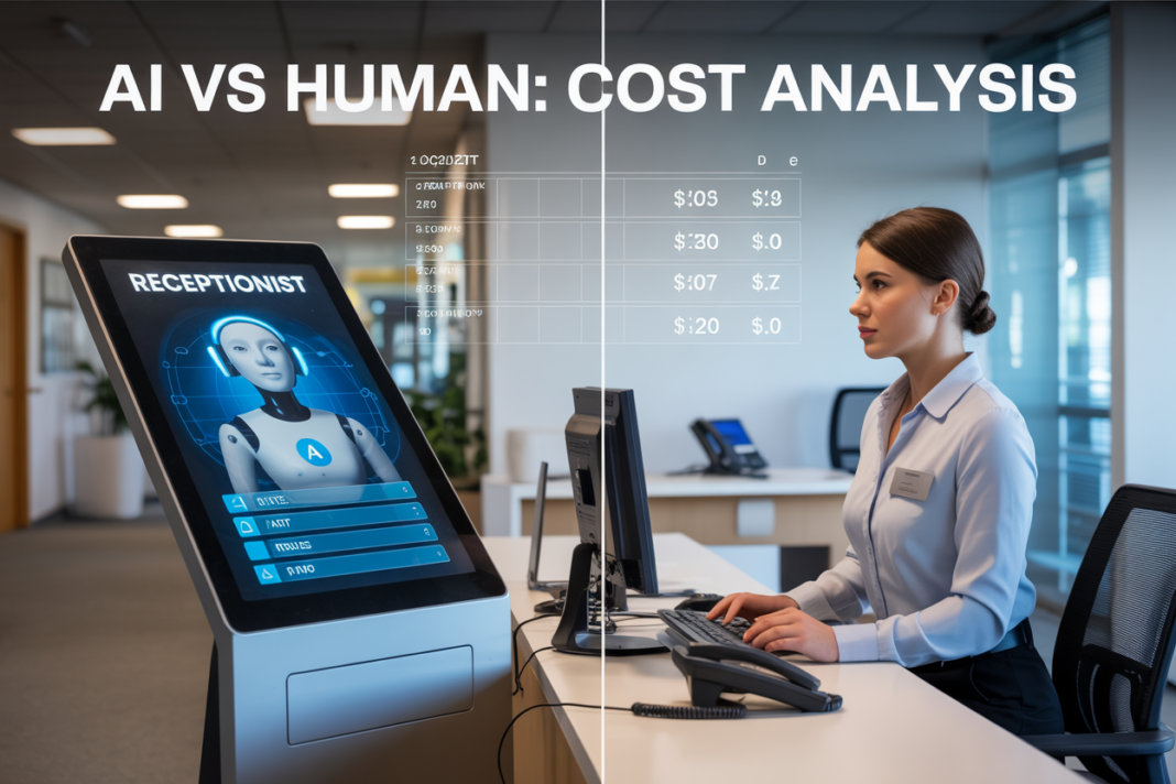 AI Receptionist vs. Human Staff: The Real Cost Breakdown
