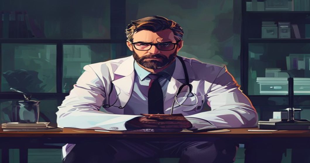 Why Earning More Money Won’t Fix Your Financial Problem (And What Actually Will) high earner doctor lawyer still broke luxury lifestyle empty bank account income vs wealth gap concept illustration dark mood